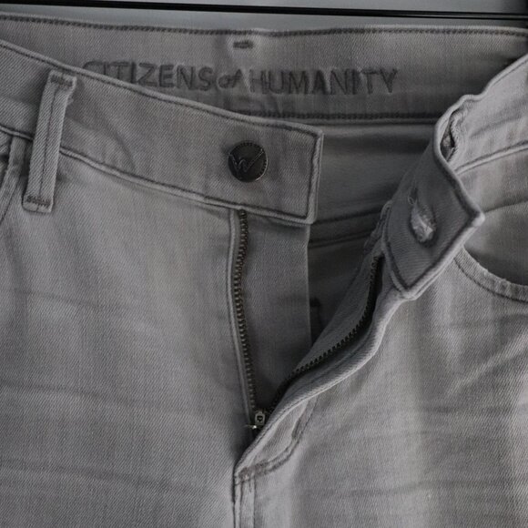 Citizens of Humanity Avedon Grey Light Wash 5-Pocket Skinny Denim Jeans - Picture 4 of 13